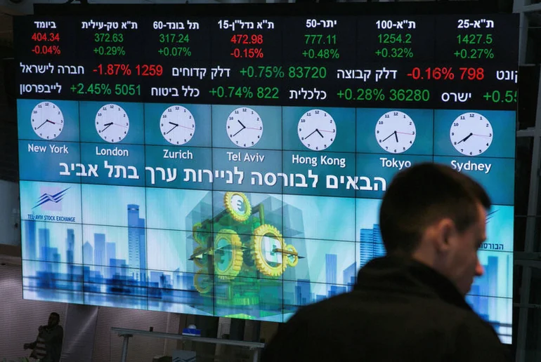 Акции Израиля снизились на закрытии: TA-35 упал на 0,44%